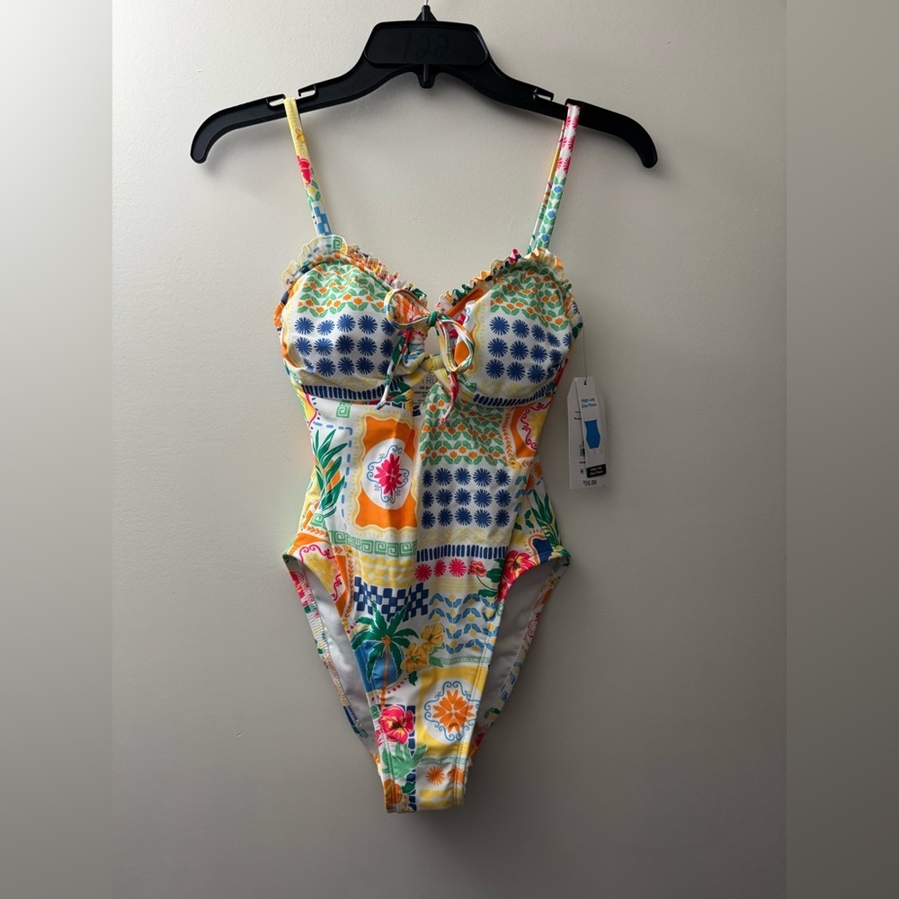 Time and Tru Multicolor One Piece Swimsuit
